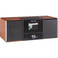 Telestar DIRA S32i CD EWF Multifunctionele Stereo Radio met CD-speler DAB+ / FM / Internet / Bluetooth Hout - 30-320-01 - thumbnail