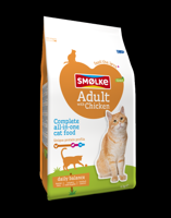 Smølke Adult met kip kattenvoer 2 x 4 kg - thumbnail