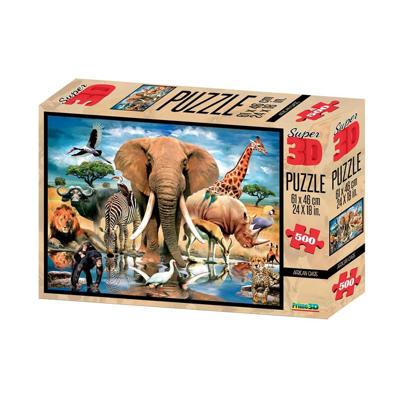 Prime 3D legpuzzel 3D Afrikaanse oase 500 stukjes