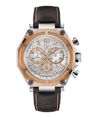 Horlogeband Guess 72005G2S-00215 Leder Bruin 21mm