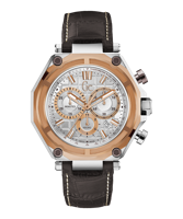 Horlogeband Guess 72005G2S-00215 Leder Bruin 21mm - thumbnail