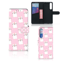 Sony Xperia 1 II Telefoonhoesje met Pasjes Sleeping Cats - thumbnail