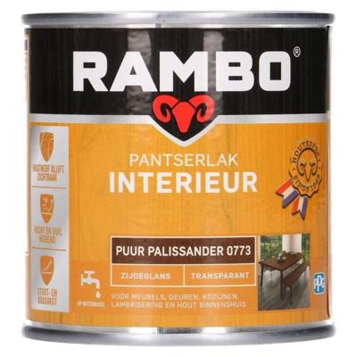 Rambo Pantserlak Interieur Transparant Zijdeglans - Puur palissander