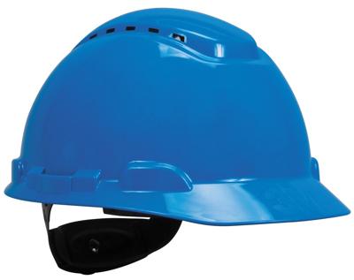 3M veiligheidshelm geventileerd - ratelverstelling - blauw - H700N-BB