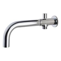 Wiesbaden Inbouw Baduitloop Met Omstel 24 cm 1/2 Chroom - thumbnail