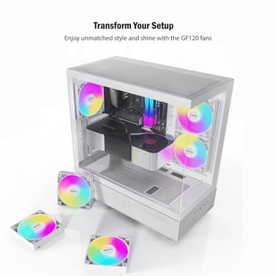 Montech GF120 PWM ARGB 3-Pack 120mm Wit