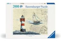 Ravensburger puzzel Romantic Lighthouse 2000 stukjes - thumbnail