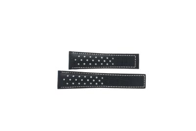 Horlogeband Tag Heuer FC6253 Krokodillenleer Blauw 22mm Horlogeband Tag Heuer FC6253 Krokodillenleer Blauw 22mm