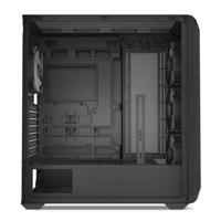 Sharkoon ak3 rgb midi tower behuizing (zwart | 2x usb-a | 1x usb-c | rgb | tempered glass) - thumbnail