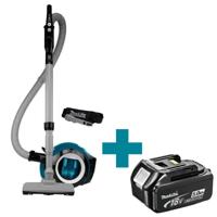 Makita DCL501Z Accu Stofzuiger 18V | zonder accu's en lader - thumbnail