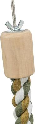TRIXIE TOUW-ZITSTOK FLEXIBEL MET SCHROEFBEVESTIGING 37X1,6 CM 3 ST
