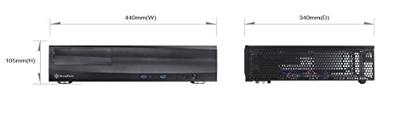 SilverStone Milo ML03B desktopdesktop behuizing - thumbnail