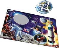 Selecta Larsen legpuzzel reis naar de maan - ruimtevaart apollo 11, 50st. - thumbnail
