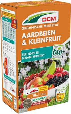 DCM Mest voor aardbeien en kleinfruit - 1,5 kg DCM Mest voor aardbeien en kleinfruit - 1,5 kg