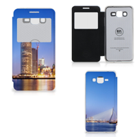Samsung Galaxy Grand Prime Flip Cover Rotterdam - thumbnail