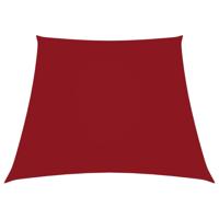 VidaXL Zonnezeil trapezium 2/4x3 m oxford stof rood - thumbnail