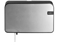 Toiletpapierdispenser quartzline q2 duo zilver - thumbnail