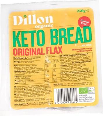 Dillon Organic Keto Brood Lijnzaad Dillon Organic Keto Brood Lijnzaad