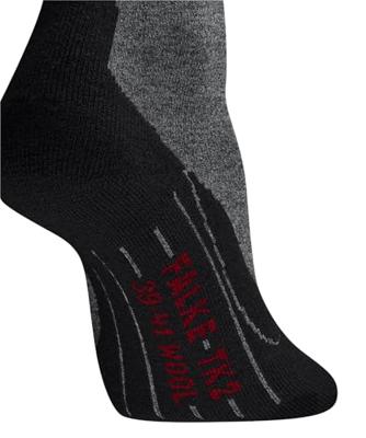 Falke TK2 Explore Wool Wandelsok Dames Black 37-38 Falke TK2 Explore Wool Wandelsok Dames Black 37-38