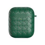 AirPods 1/2 hoesje PU Wave Series - soft case - groen AirPods 1/2 hoesje PU Wave Series - soft case - groen