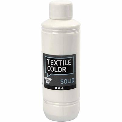 Creativ Company Dekkende textielverf - wit, 250ml Creativ Company Dekkende textielverf - wit, 250ml