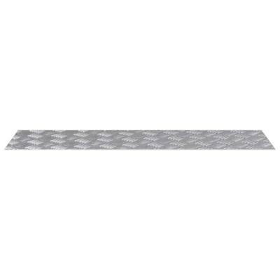 VidaXL Trap tread rechthoekig 2 pcs zilver 100 x 30 cm aluminium VidaXL Trap tread rechthoekig 2 pcs zilver 100 x 30 cm aluminium