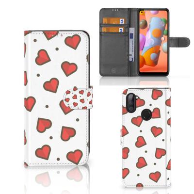 Samsung Galaxy M11 | A11 | Telefoon Hoesje | Hearts