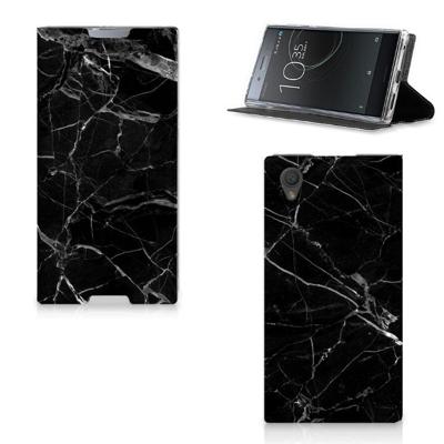 Sony Xperia L1 | Standcase | Marmer Zwart - Origineel Cadeau Vader