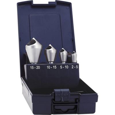 Exact HSSE Querlochsenkersatz 90° 10-27,5mm plus6 05426 Cross-gat verzinkboorset 4-delig 5 mm, 10 mm, 15 mm, 20 mm HSS-E Cilinderschacht 1 set(s)