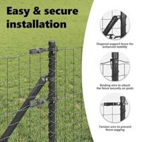 VidaXL Hek met paal grijs 0,8 x 10 m staal en pvc - thumbnail