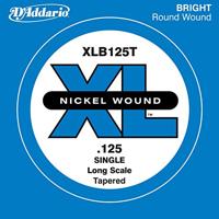 D'Addario XLB125T nikkel (maat: XL) Wound Bass Enkele snaar Tapered Long Scale 125 - thumbnail