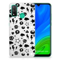 Silicone Back Case Huawei P Smart 2020 Silver Punk - thumbnail