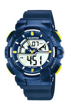 Horlogeband Calypso K5771-3 Rubber Blauw Horlogeband Calypso K5771-3 Rubber Blauw