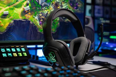 The G-Lab Korp Cobalt 7.1 Digital RGB gaming headset