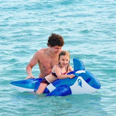 Opblaasbare Walvis 145 x 80cm PVC Blauw Opblaasbare Walvis 145 x 80cm PVC Blauw