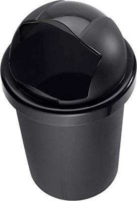 Rotho roll bob afvalemmer 10l zwart
