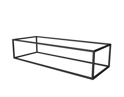 INK Stalen frame 15mm dikte 120 cm x 45 cm x 27 cm Mat zwart 1901256