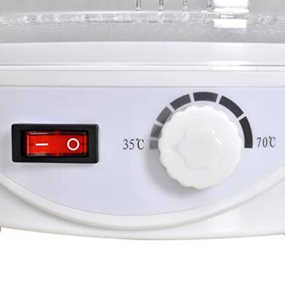 VidaXL Voedseldroger met 6 stapelbare lades rood