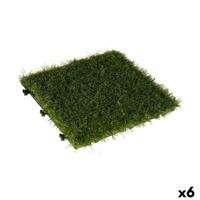In elkaar grijpende vloertegels Ibergarden Groen Plastic Astro-turf 30 x 3,5 x 30 cm Gazon (6 Stuks) - thumbnail