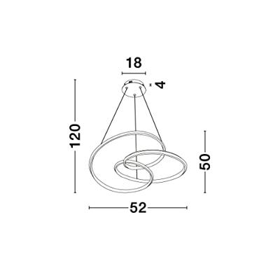 Lyora Design hanglampMenton wit - 9147111