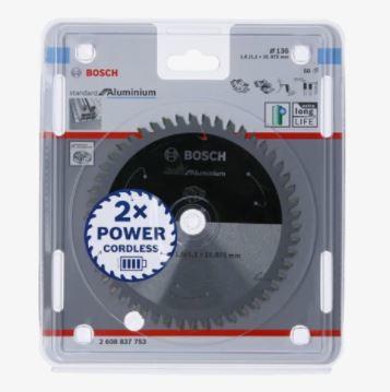 Bosch Accessories Bosch Power Tools 2608837753 Cirkelzaagblad 136 x 15.875 mm Aantal tanden: 50 1 stuk(s)
