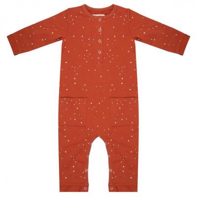 Little Indians Jumpsuit Dots Junior Katoen Roestbruin Mt 56 Little Indians Jumpsuit Dots Junior Katoen Roestbruin Mt 56