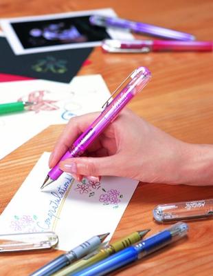 Gelschrijver pentel k230m m metallic goud | 12 stuks Gelschrijver pentel k230m m metallic goud | 12 stuks