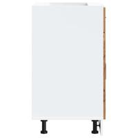 Keuken onderkast "Porto" bewerkt hout oud houtkleurig - thumbnail