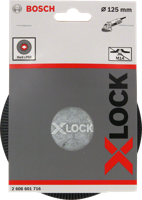 Bosch Accessoires X-LOCK Steunschijf voor fiberschijven 125 mm hard - 1 stuk(s) - 2608601716 - thumbnail