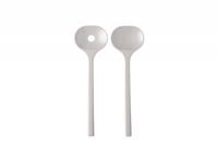 Mepal saladebestek Bloom 2-delig - pebble white - thumbnail