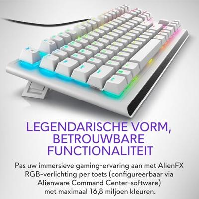 Alienware AW420K TKL Toetsenbord Wit Alienware AW420K TKL Toetsenbord Wit