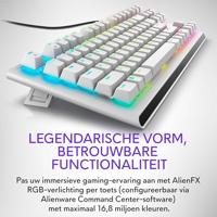 Alienware AW420K TKL Toetsenbord Wit - thumbnail