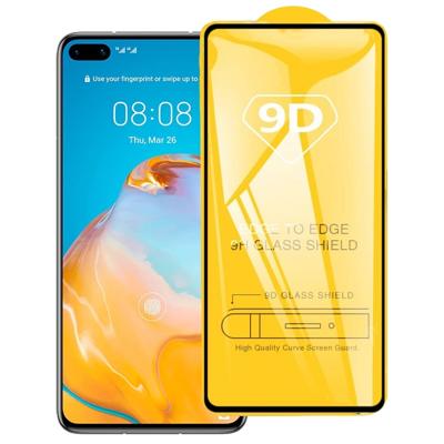 Voor Huawei P40 9D Full Glue Full Screen Tempered Glass Film
