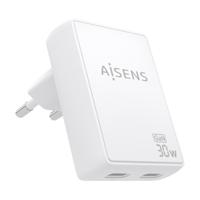 Oplader Aisens ASCH-30W2P075-W Wit 30 W - thumbnail